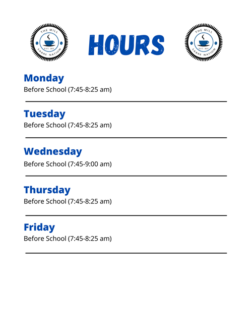 Morning Hours of Operation