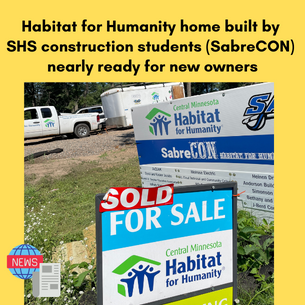  SHS habitat home nears completion