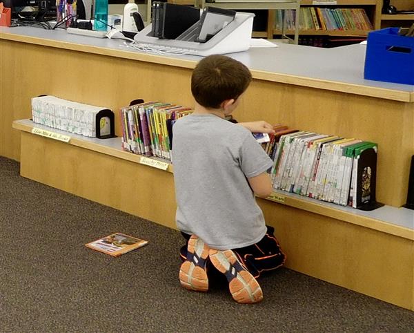 Student with books